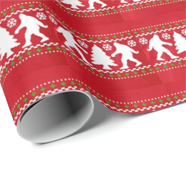Bigfoot Wrapping Paper (Roll Corner)