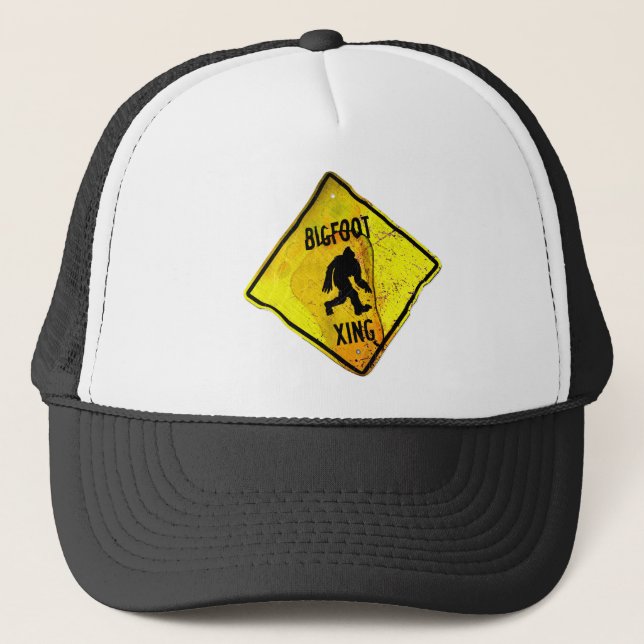 bigfoot xing trucker hat (Front)