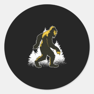 Bigfoot Yeti Classic Round Sticker