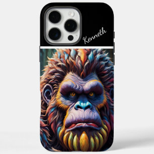 Bigfoot's Colourful Gaze iPhone 16 Pro Max Case