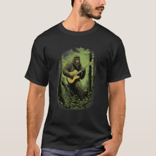 Bigfoot's Plays Guitar Or Electric Guitar Sasquatc T-Shirt
