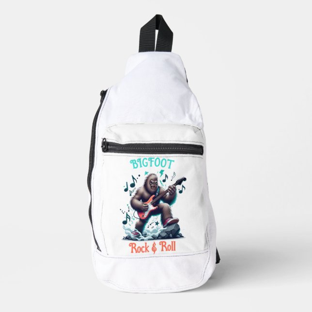 Bigfoots Rock Concert Sling Bag (Front)