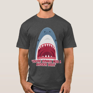 Bigger Boat Needed girl retro T-Shirt
