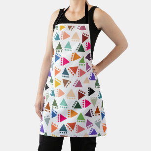 Bigger Boho Triangles  Apron