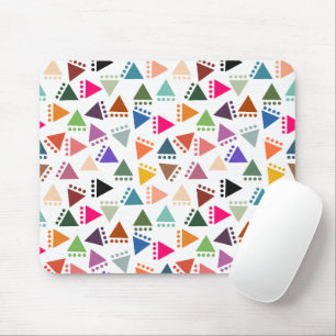 Bigger Boho Triangles Mouse Pad