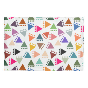 Bigger Boho Triangles  Pillowcase