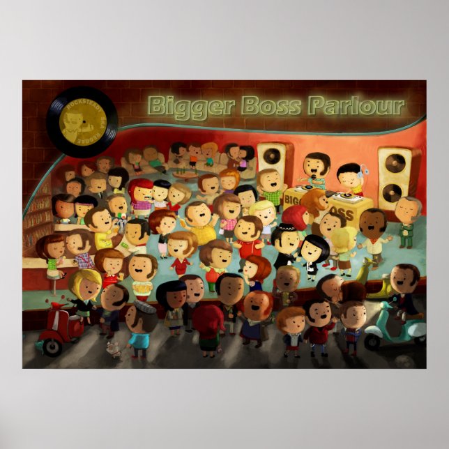 Bigger Boss Reggae Party Poster (Front)