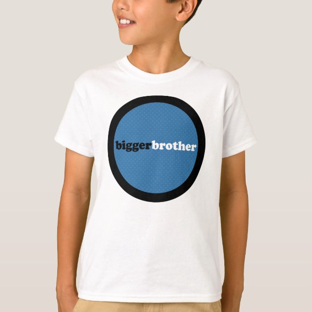 Bigger Brother Blue Circle T-Shirt (Front)