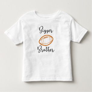 Bigger Brother ~ Brother Designs Football Toddler T-Shirt