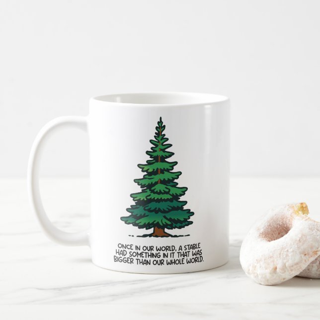 Bigger than our whole world 2 coffee mug (With Donut)