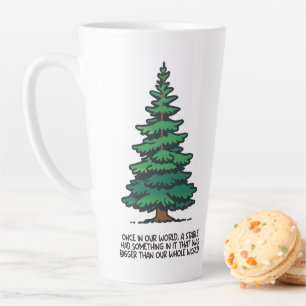 Bigger than our whole world 2 latte mug