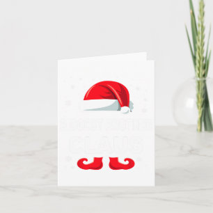 Biggest Brother Claus Christmas Matching Family Gr Card