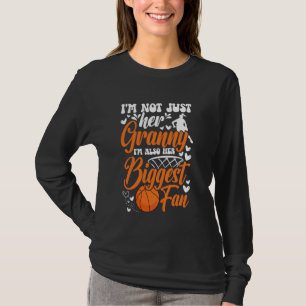 Biggest Fan Basketball Granny Of A Basketball Play T-Shirt