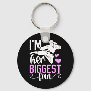 Biggest Fan Taekwondo Mum Taekwondo Mama Taekwondo Key Ring