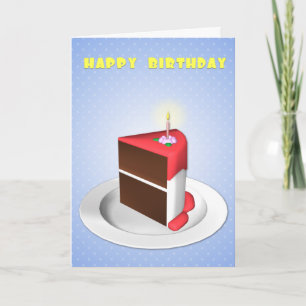 Biggest Slice Birthday Card