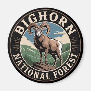 Bighorn National Forest Bighorn Sheep Magnet