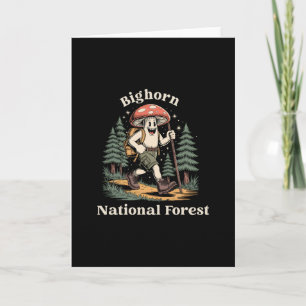 Bighorn National Forest Wyoming Hiking Mushroom Va Card