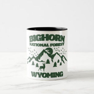 Bighorn National Forest Wyoming Two-Tone Coffee Mug