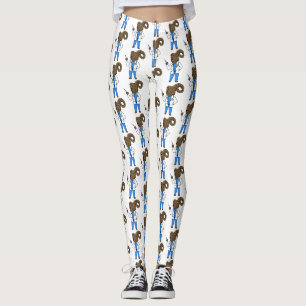 Bighorn sheep doctor cartoon illustration leggings