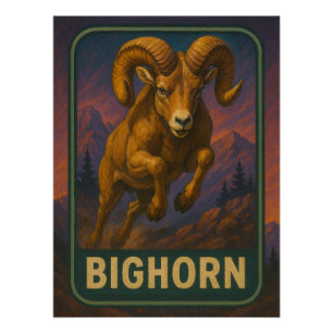 Bighorn Sheep Poster