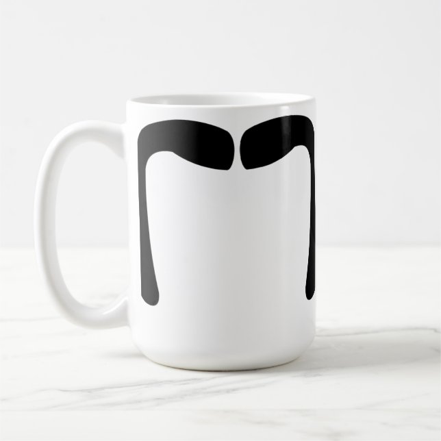 Bigote Mug #4 Fu Manchu Moustache (Left)