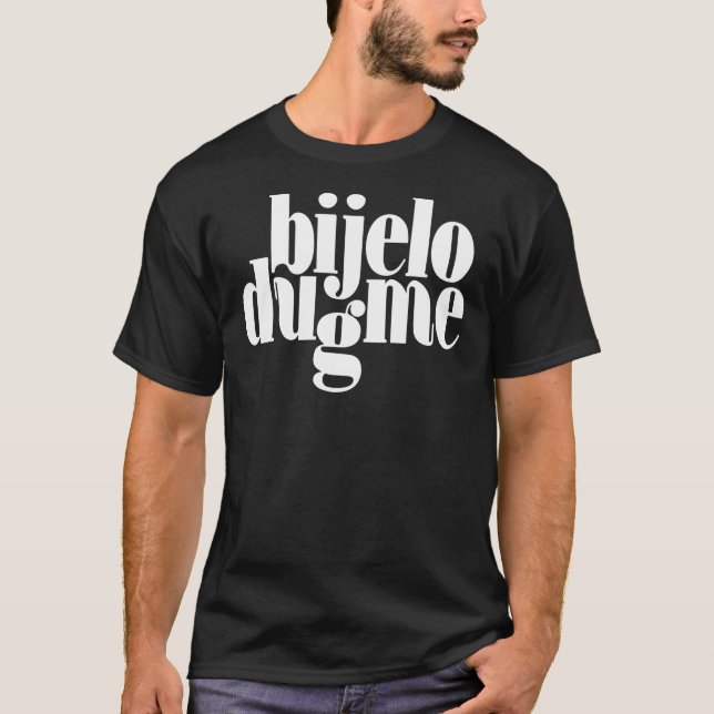 Bijelo Dugme YU rock band Jugoslavija Yugoslavia J T-Shirt (Front)