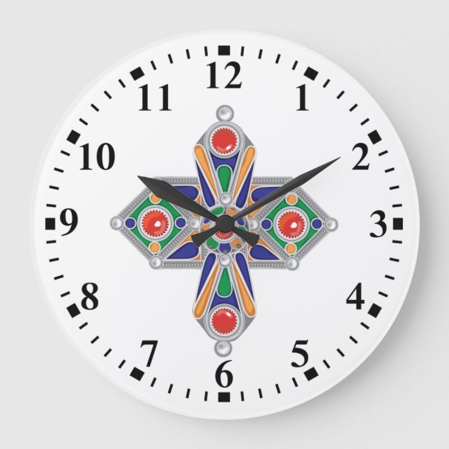 Bijoux kabyle large clock (Front)
