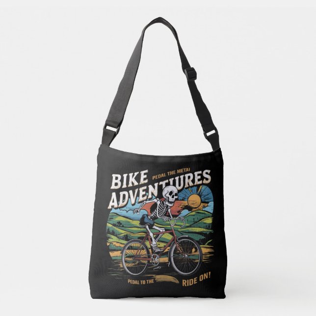 Bike Adventures Crossbody Bag (Front)