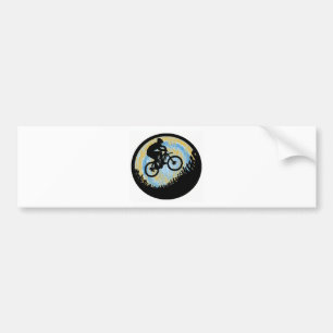 Bike Alpine Ascent Bumper Sticker