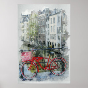 Bike, amsterdam poster