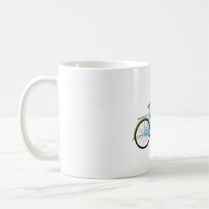 Bike and flowers coffee mug