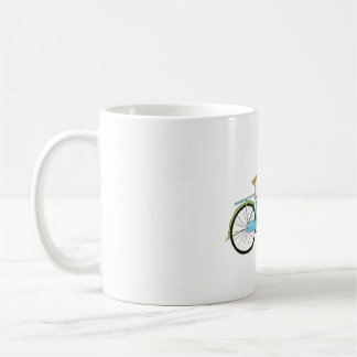 Bike and flowers coffee mug
