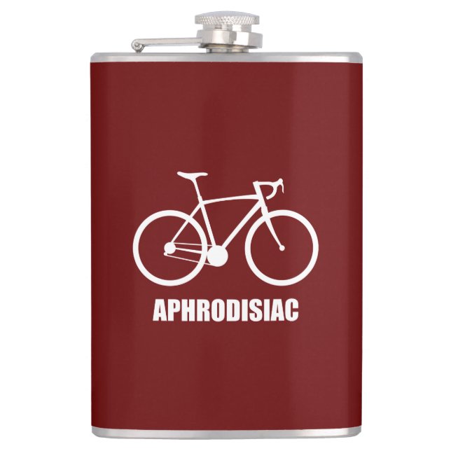 Bike Aphrodisiac Hip Flask (Front)