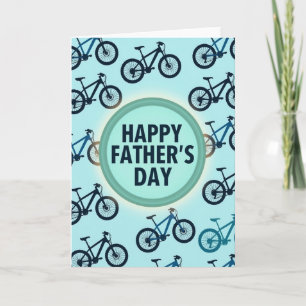 Bike Art Fathers Day Card