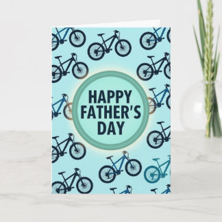 Bike Art Fathers Day Card