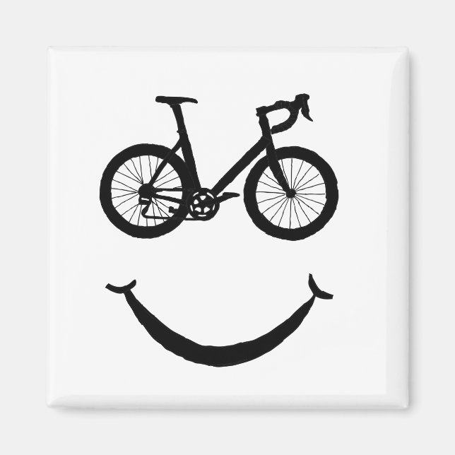 Bike Art Riding Bicycle Clipart Biking Clip Art Magnet (Front)