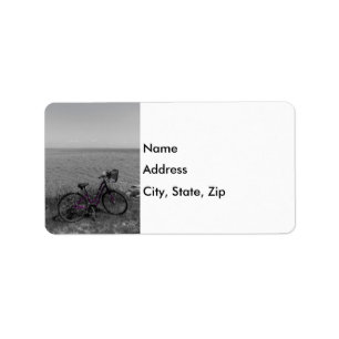Bike At Mackinac Select Colour Address Label