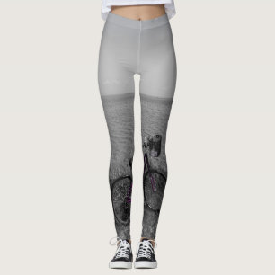 Bike At Mackinac Select Colour Leggings