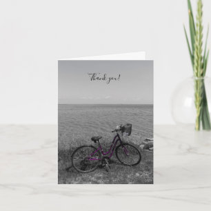 Bike At Mackinac Select Colour Thank You Card