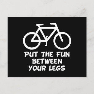 Bike Between Legs Postcard