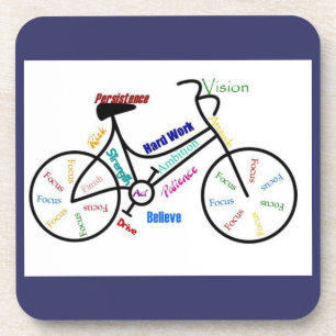 Bike, Bicycle, Cycle, Sport, Biking, Motivational Coaster