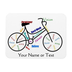Bike, Bicycle, Cycle, Sport, Biking, Motivational Magnet