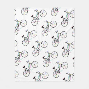 Bike, Bicycle  Sport, Motivational Words  Fleece Blanket