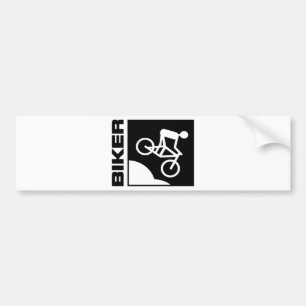 Bike bike MTB mountainbike downhill Bumper Sticker
