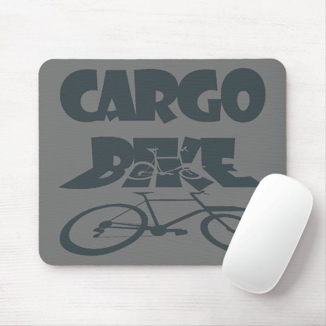 bike, bike, wheel mouse pad (With Mouse)