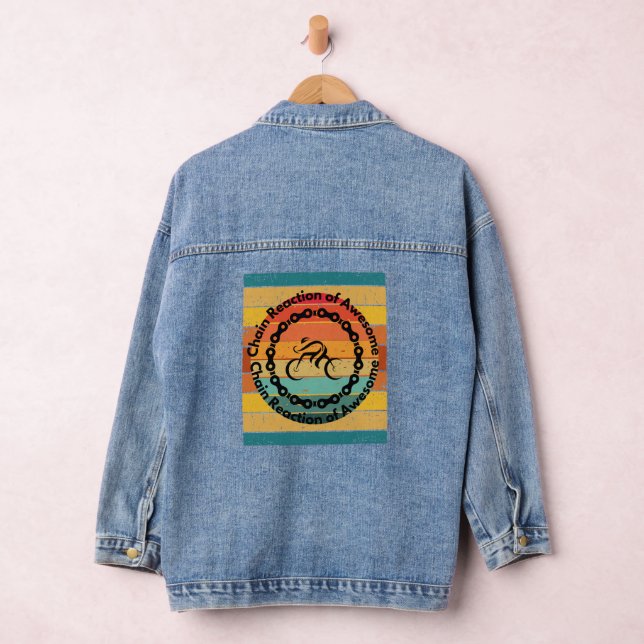 Bike Chain Reaction of Awesome Denim Jacket (Hangar)