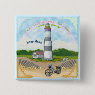 Bike Choice Lighthouse 15 Cm Square Badge