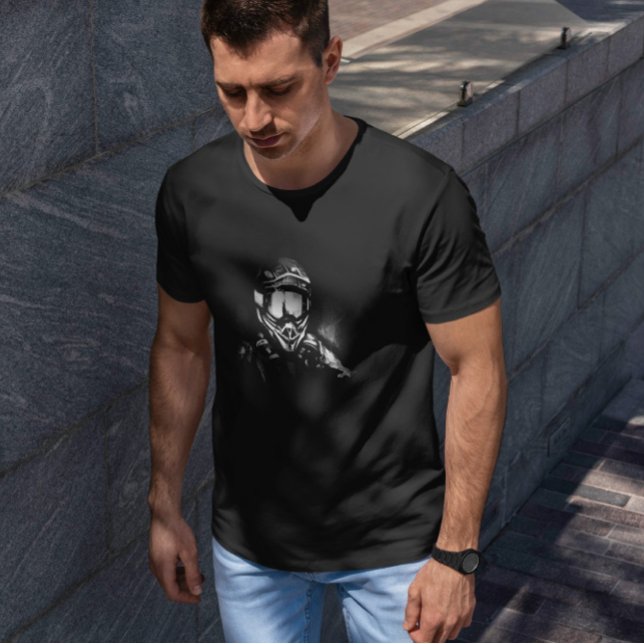 Bike Competitor Realistic T Shirt  (Creator Uploaded)