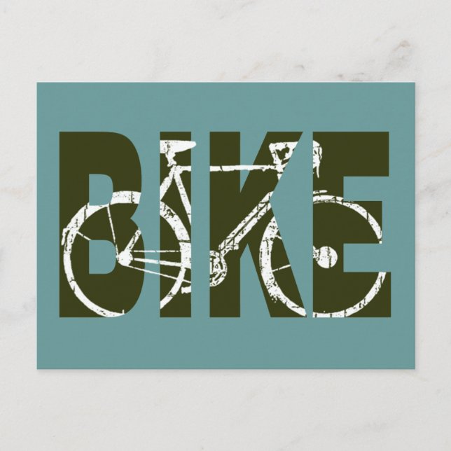 Bike. cycle . cycling postcard (Front)