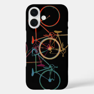 bike - cycling pattern iPhone 16 case